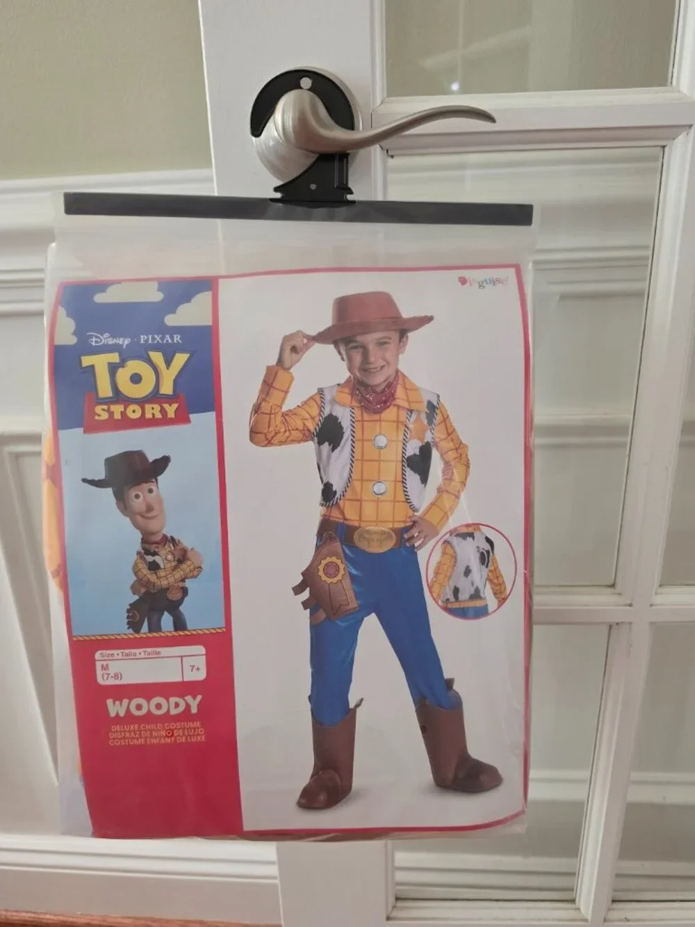 Woody Deluxe Disney Toy Story 5 Movie Fancy Dress Up Halloween Child Costume